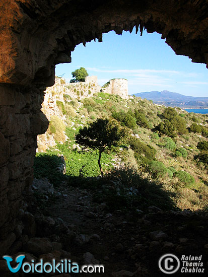 The entrance of Paliokastro