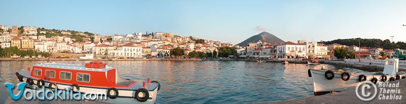 Pylos City Panorama (View from Port)