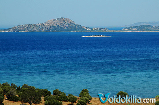 Navarino bay and the Chelonaki island