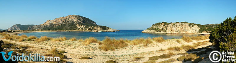 Voidokilia Beach panorama