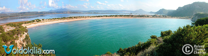 Voidokilia Beach and Gialova Lagoon Landscape