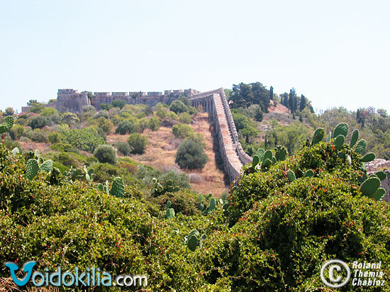 Neokastro fortification : the walls of "megali Varda"